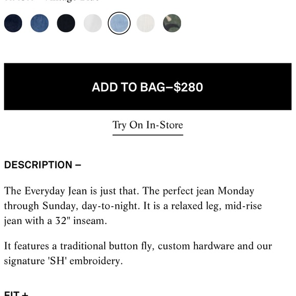 Still Here Everyday Jeans in Vintage Blue - Picture 6 of 6